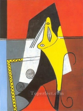 Woman in an Armchair 4 1927 Pablo Picasso Oil Paintings